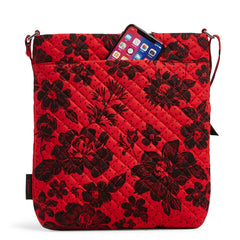 Collegiate Triple Zip Hipster Crossbody Bag