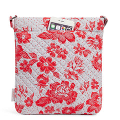 Collegiate Triple Zip Hipster Crossbody Bag