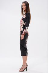 FLORAL BABY MIDI DRESS