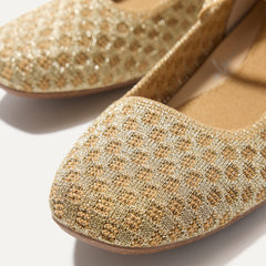 The Max Square Mary Jane - Golden Sun Basketweave