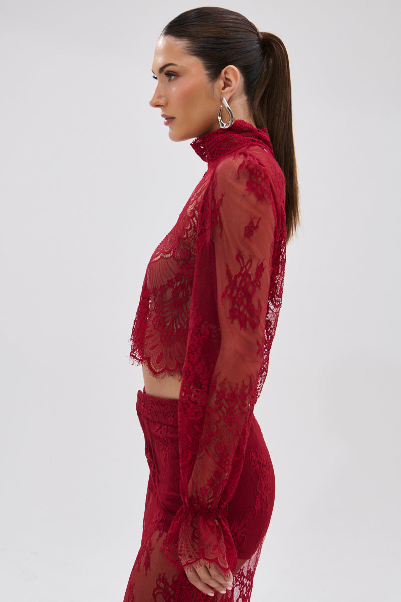 LOVE LOST LACE BLOUSE