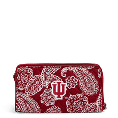 Collegiate RFID Front Zip Wristlet