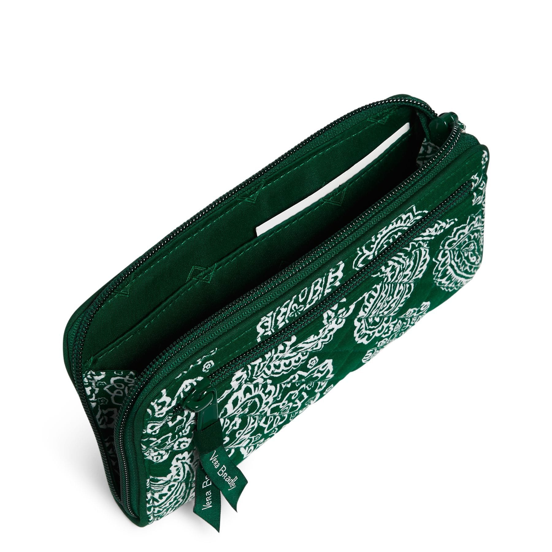 Collegiate RFID Front Zip Wristlet