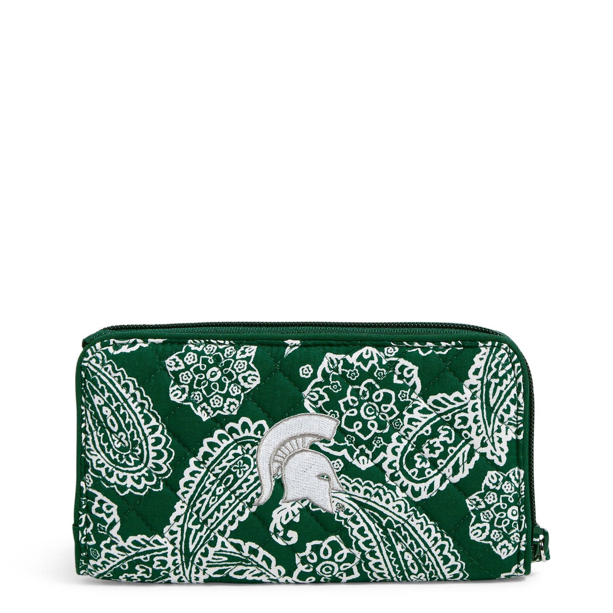 Collegiate RFID Front Zip Wristlet