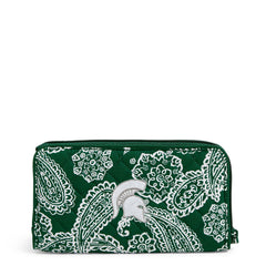 Collegiate RFID Front Zip Wristlet