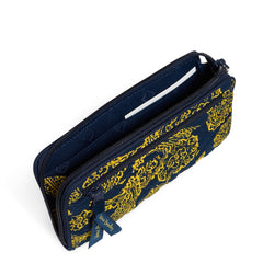 Collegiate RFID Front Zip Wristlet