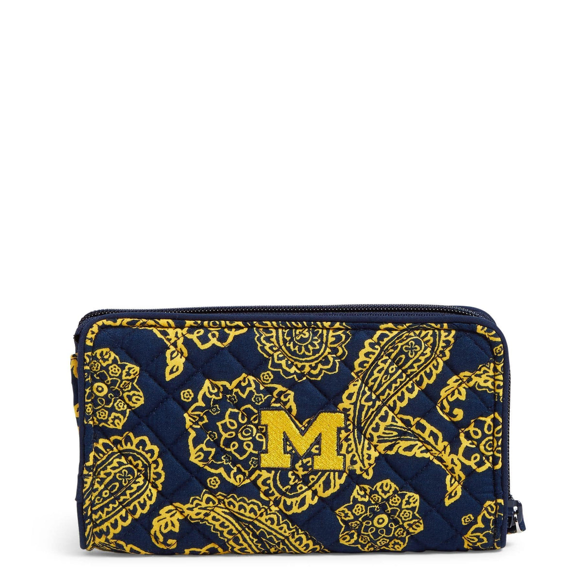 Collegiate RFID Front Zip Wristlet
