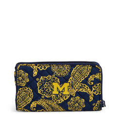 Collegiate RFID Front Zip Wristlet