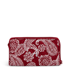 Collegiate RFID Front Zip Wristlet
