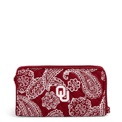 Collegiate RFID Front Zip Wristlet