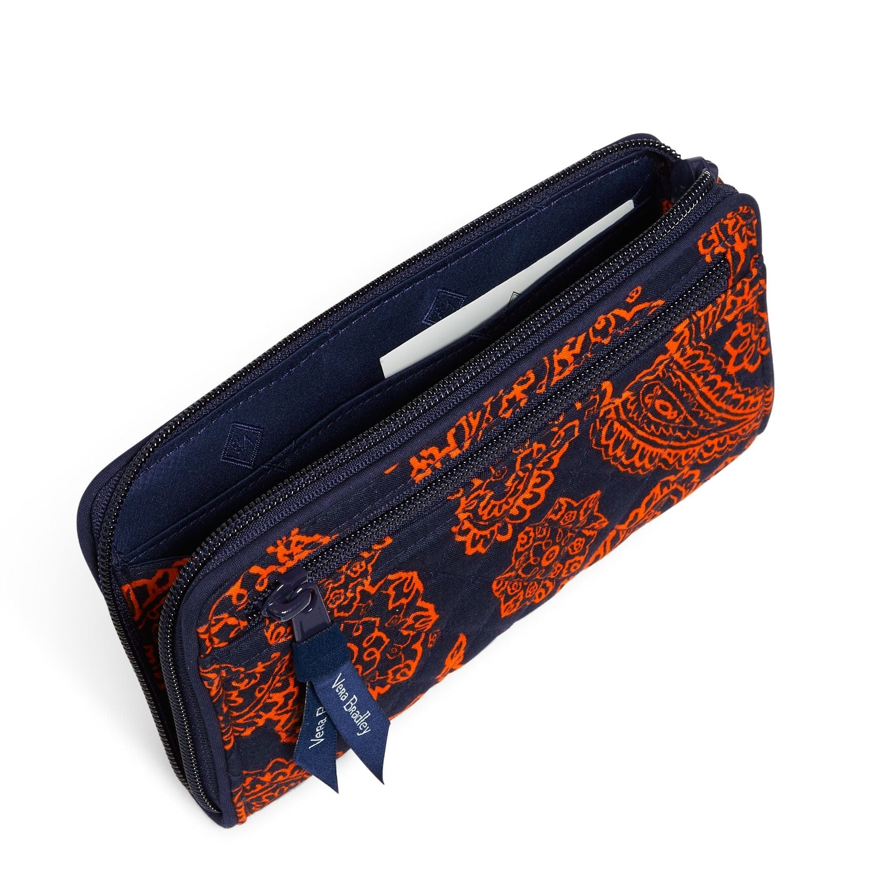 Collegiate RFID Front Zip Wristlet
