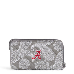 Collegiate RFID Front Zip Wristlet