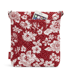 Collegiate Triple Zip Hipster Crossbody Bag