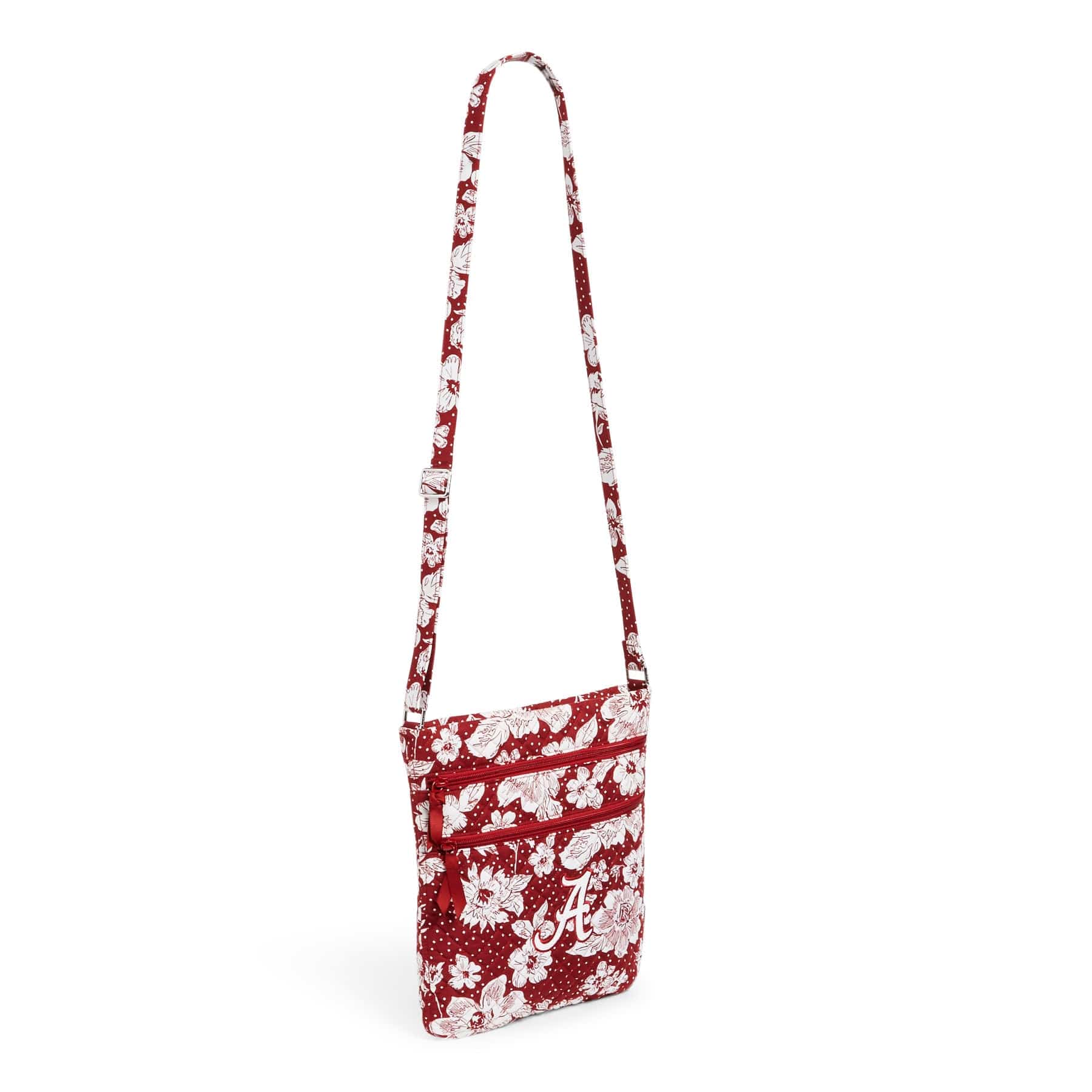 Collegiate Triple Zip Hipster Crossbody Bag