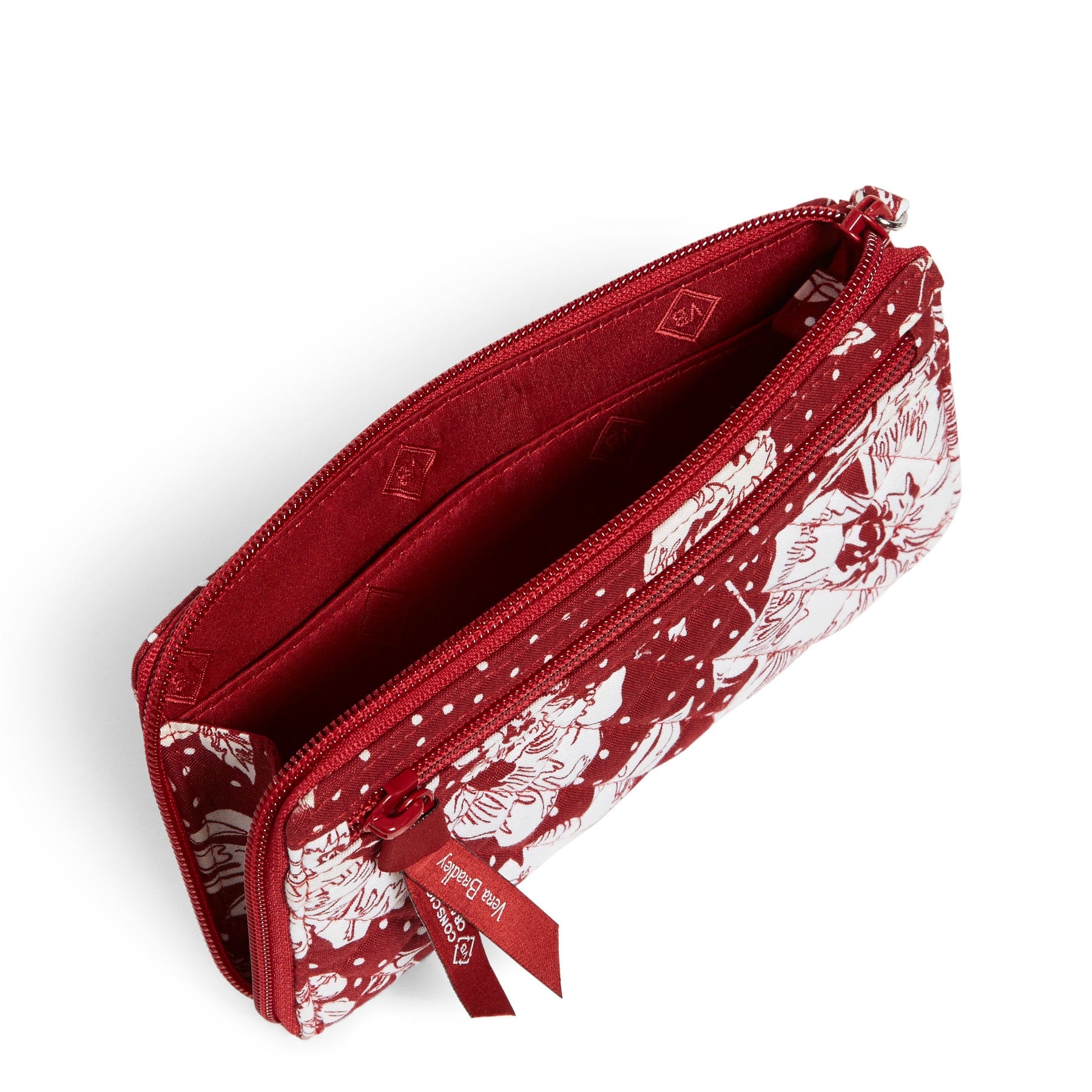 Collegiate RFID Front Zip Wristlet