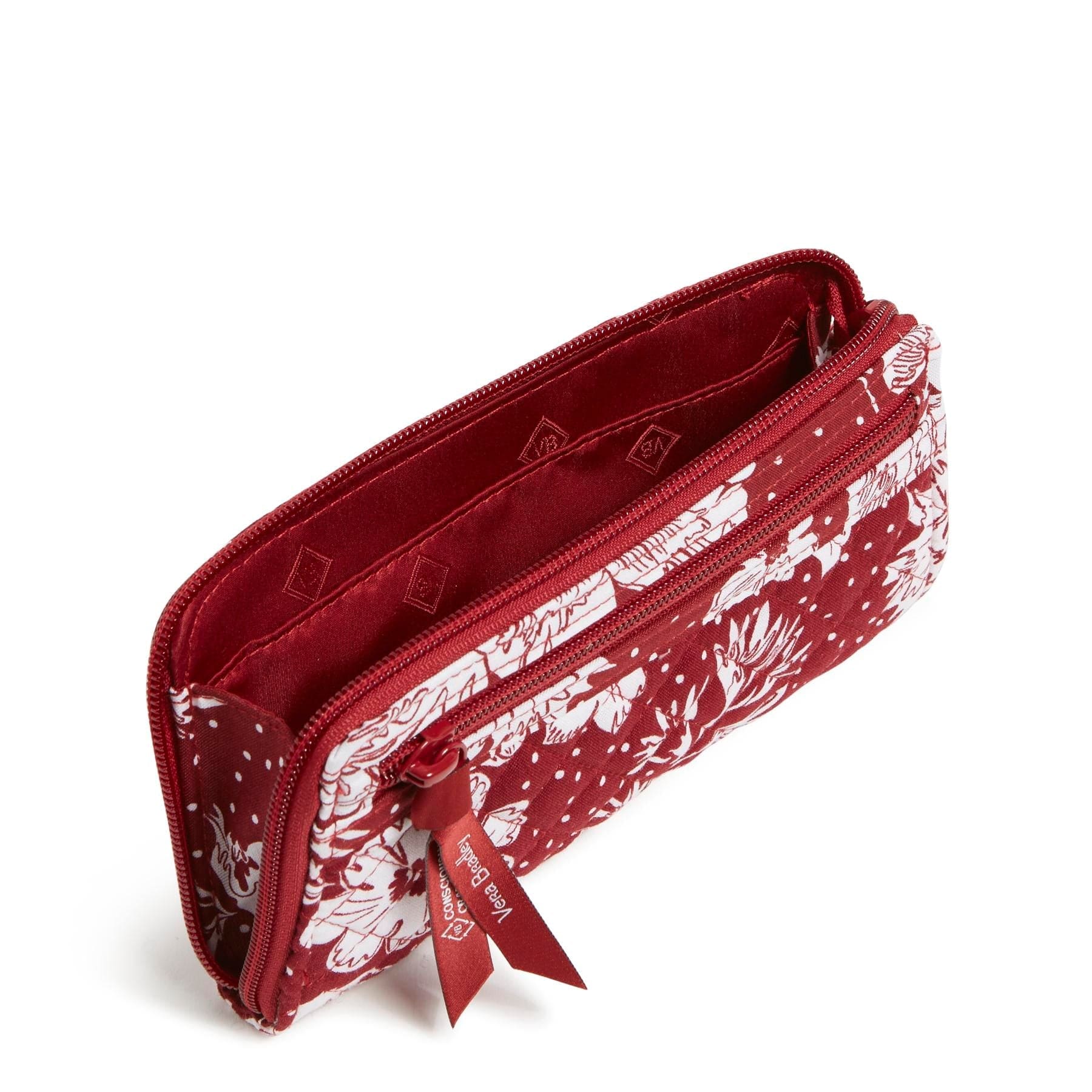 Collegiate RFID Front Zip Wristlet