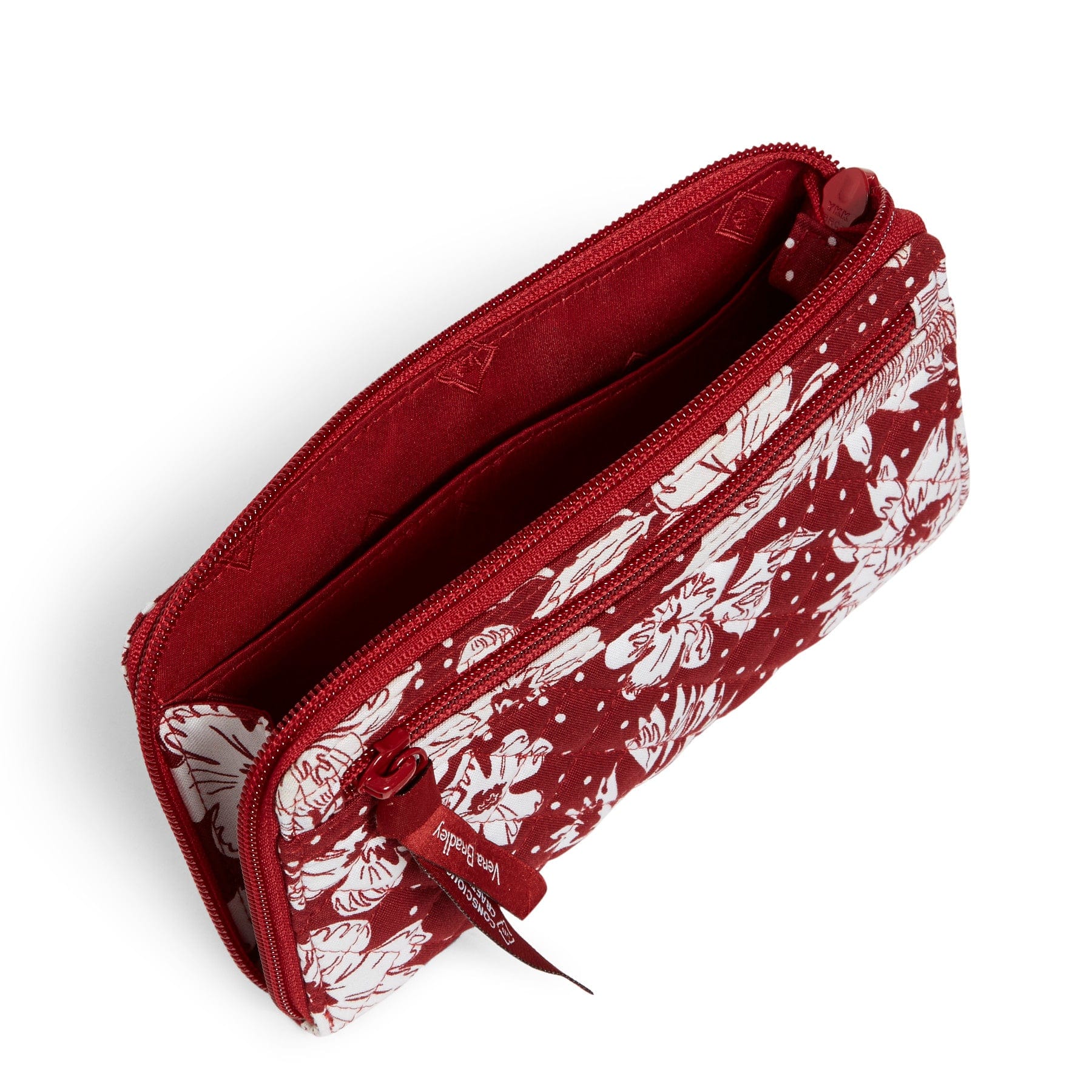 Collegiate RFID Front Zip Wristlet