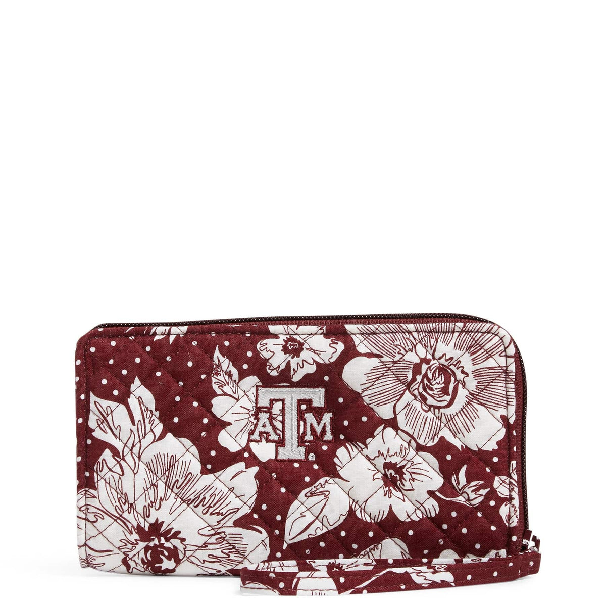 Collegiate RFID Front Zip Wristlet