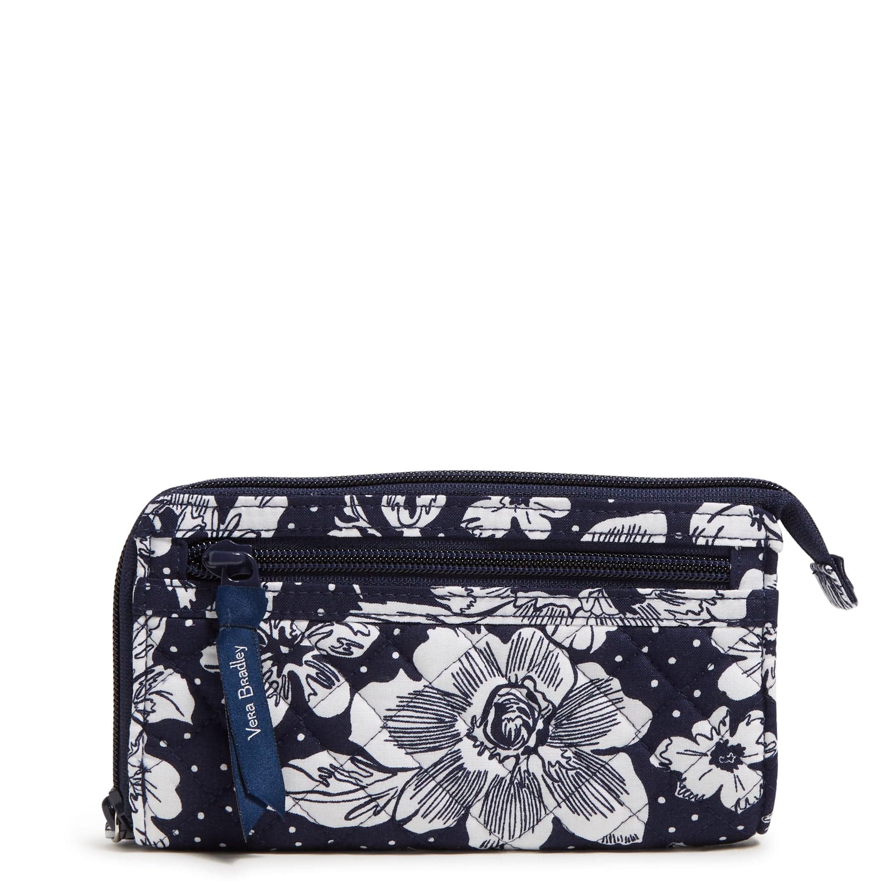 Collegiate RFID Front Zip Wristlet