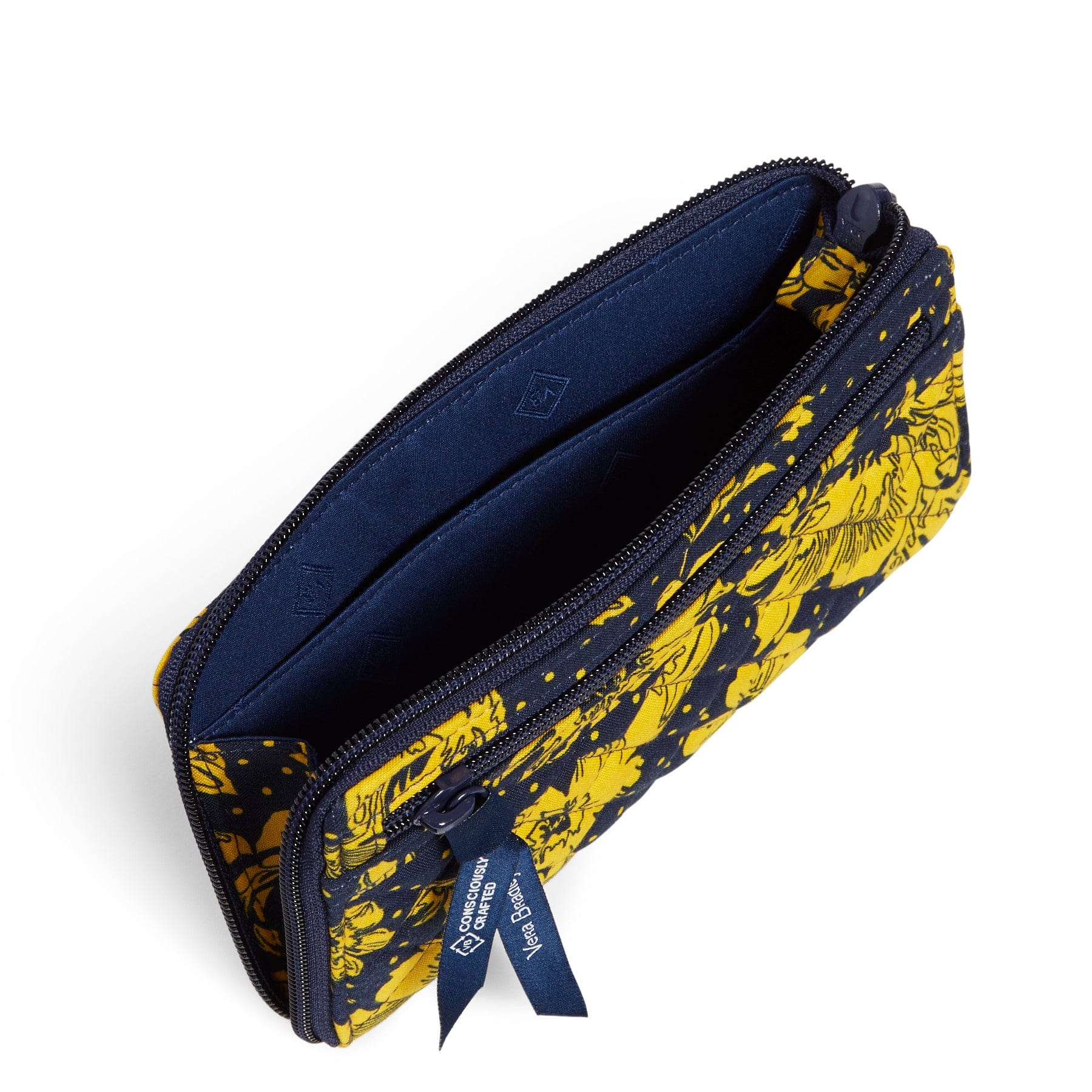 Collegiate RFID Front Zip Wristlet