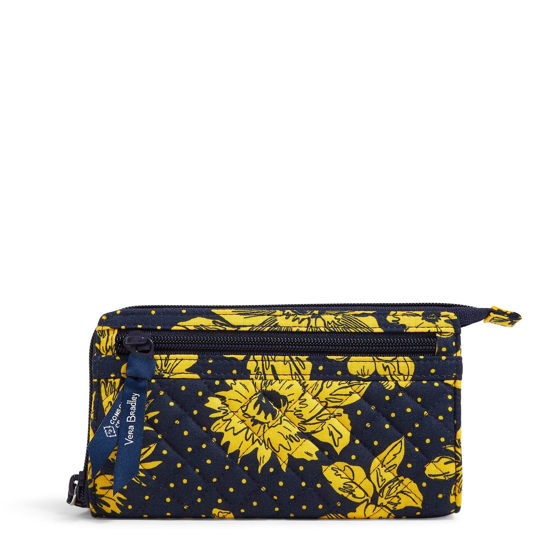 Collegiate RFID Front Zip Wristlet