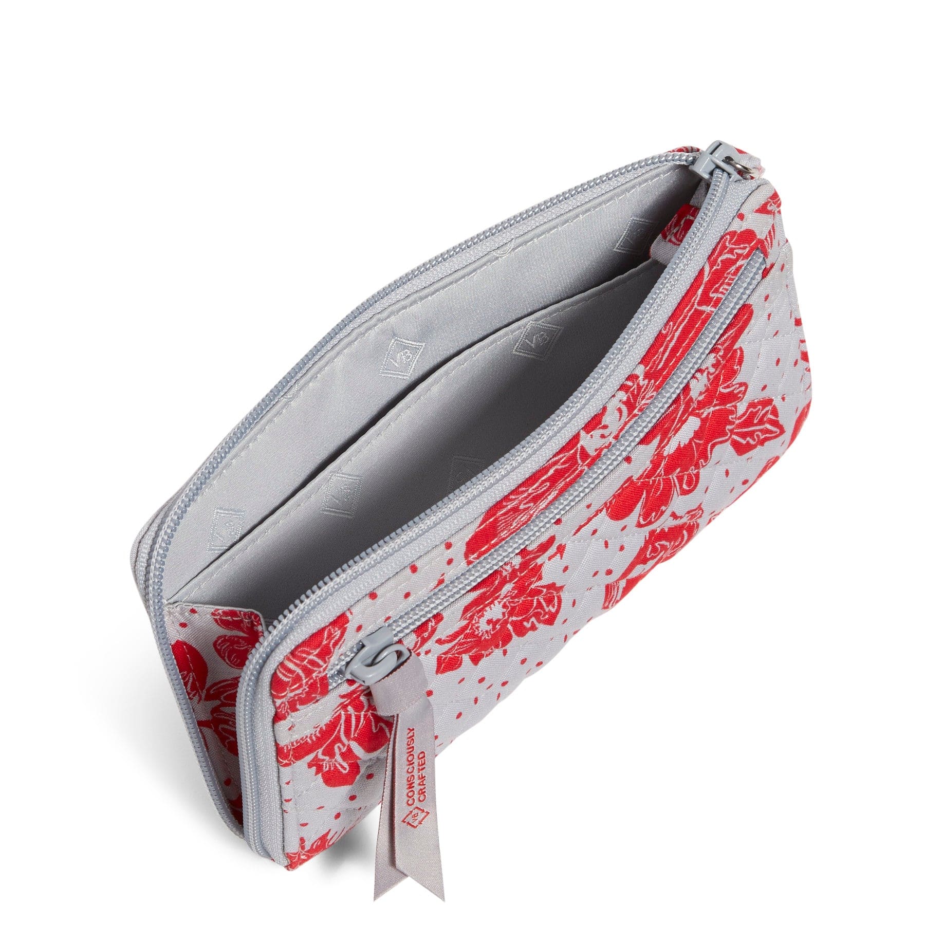 Collegiate RFID Front Zip Wristlet