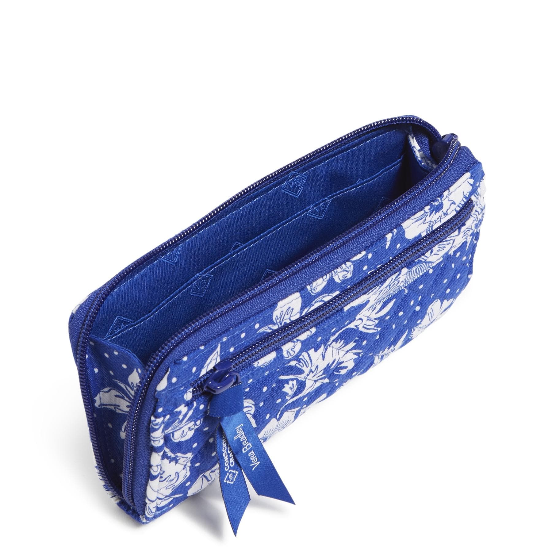 Collegiate RFID Front Zip Wristlet