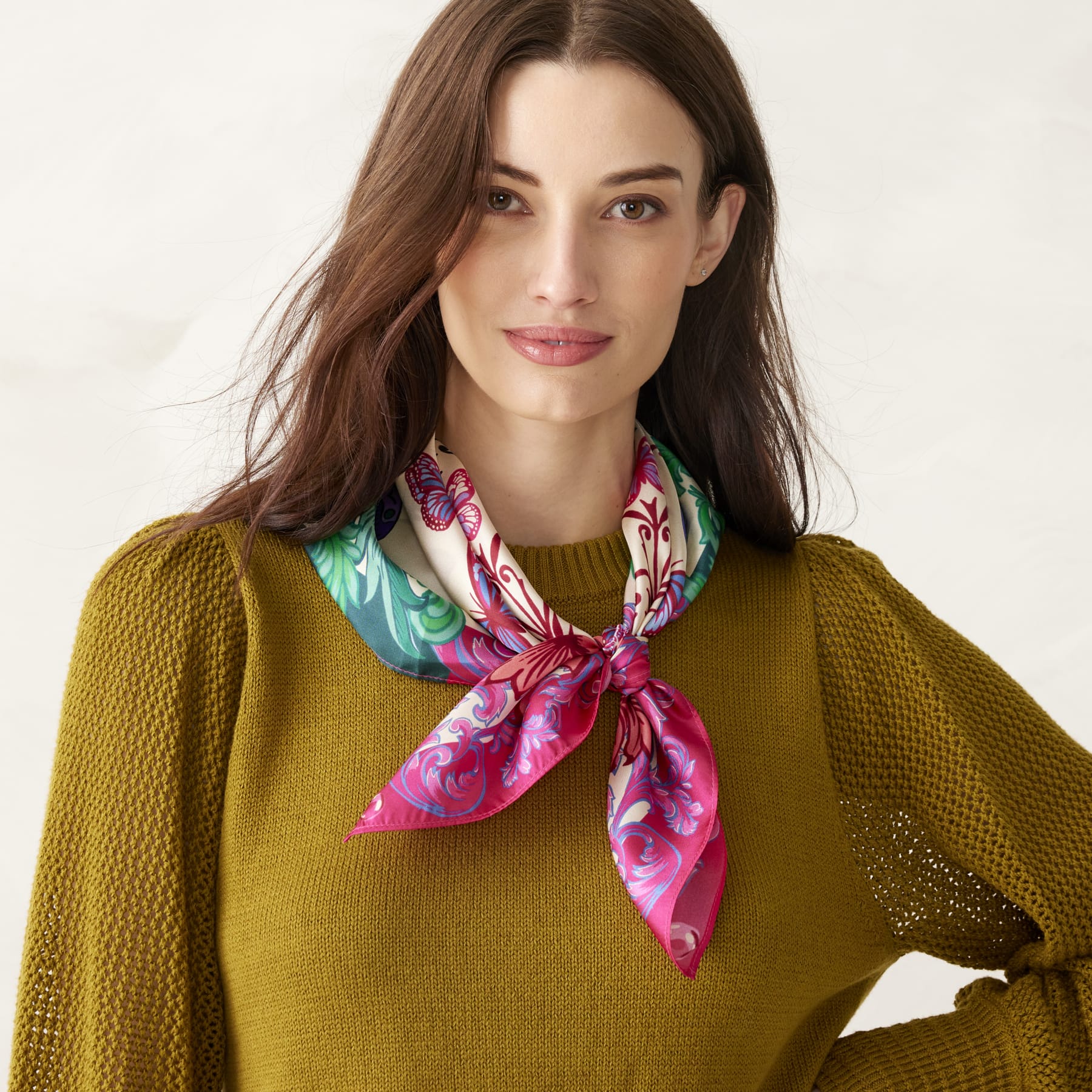 Wicked Square Silk Scarf
