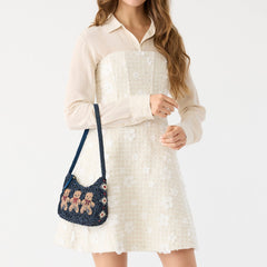 Mini Roxbury Crescent Shoulder Bag