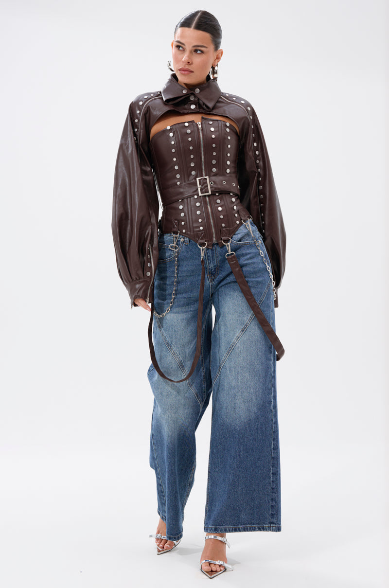PERK UP EMBELLISHED CORSET