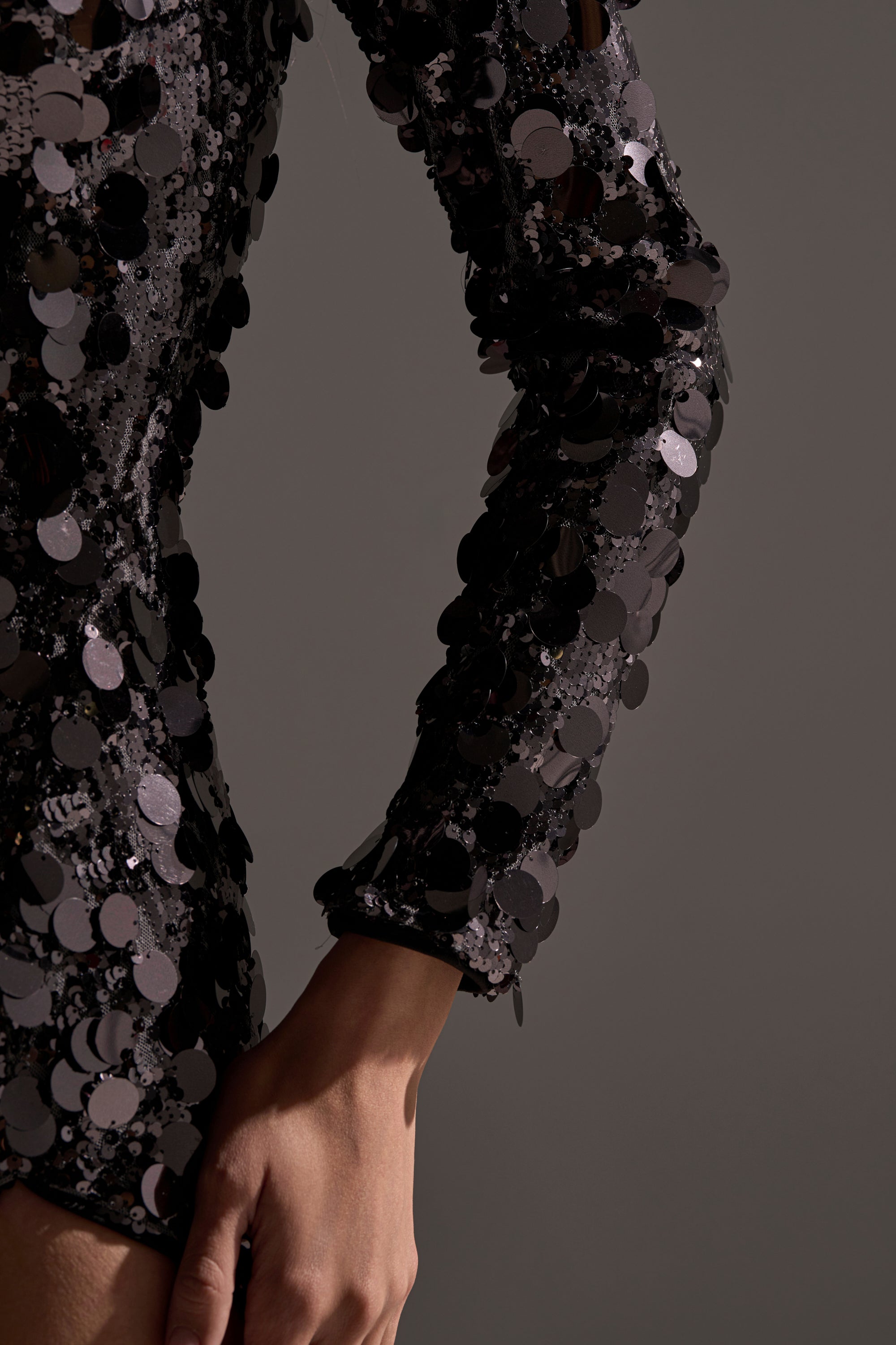 DINNER AND A SHOW SEQUIN MAXI DRESS