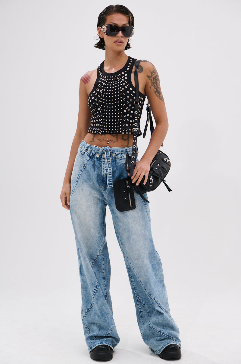 JANE GROMMET TANK TOP