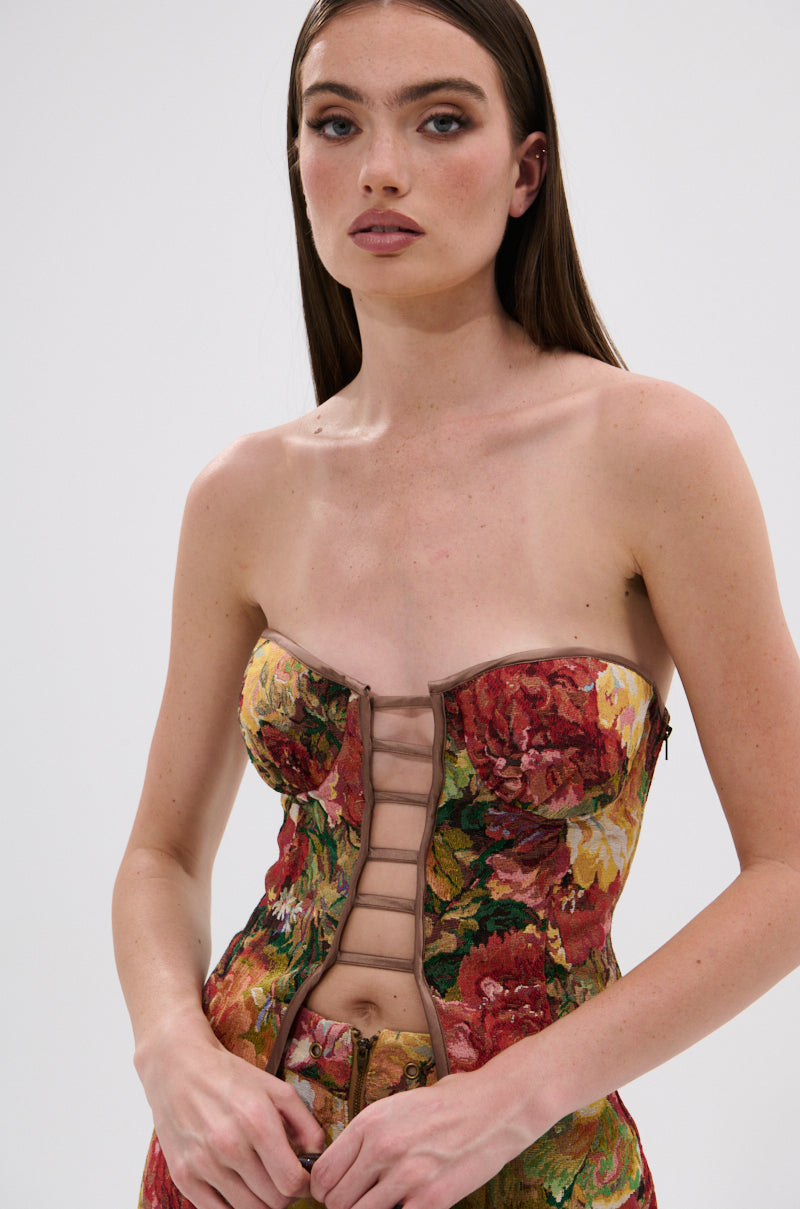 LILY BROCADE CORSET