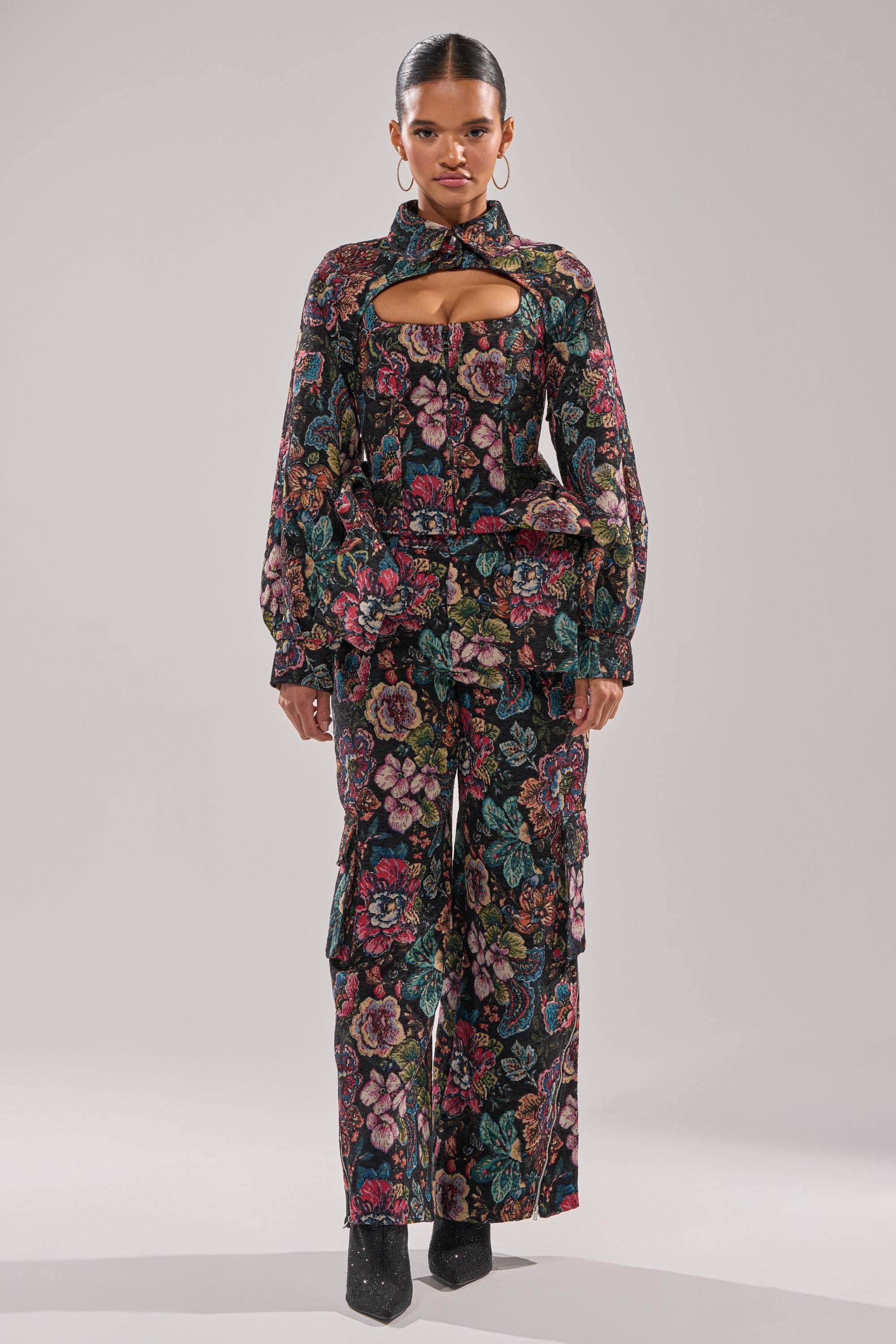 PRETTY LADY BROCADE BOLERO