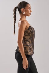 JUST A GIRL LACE CORSET