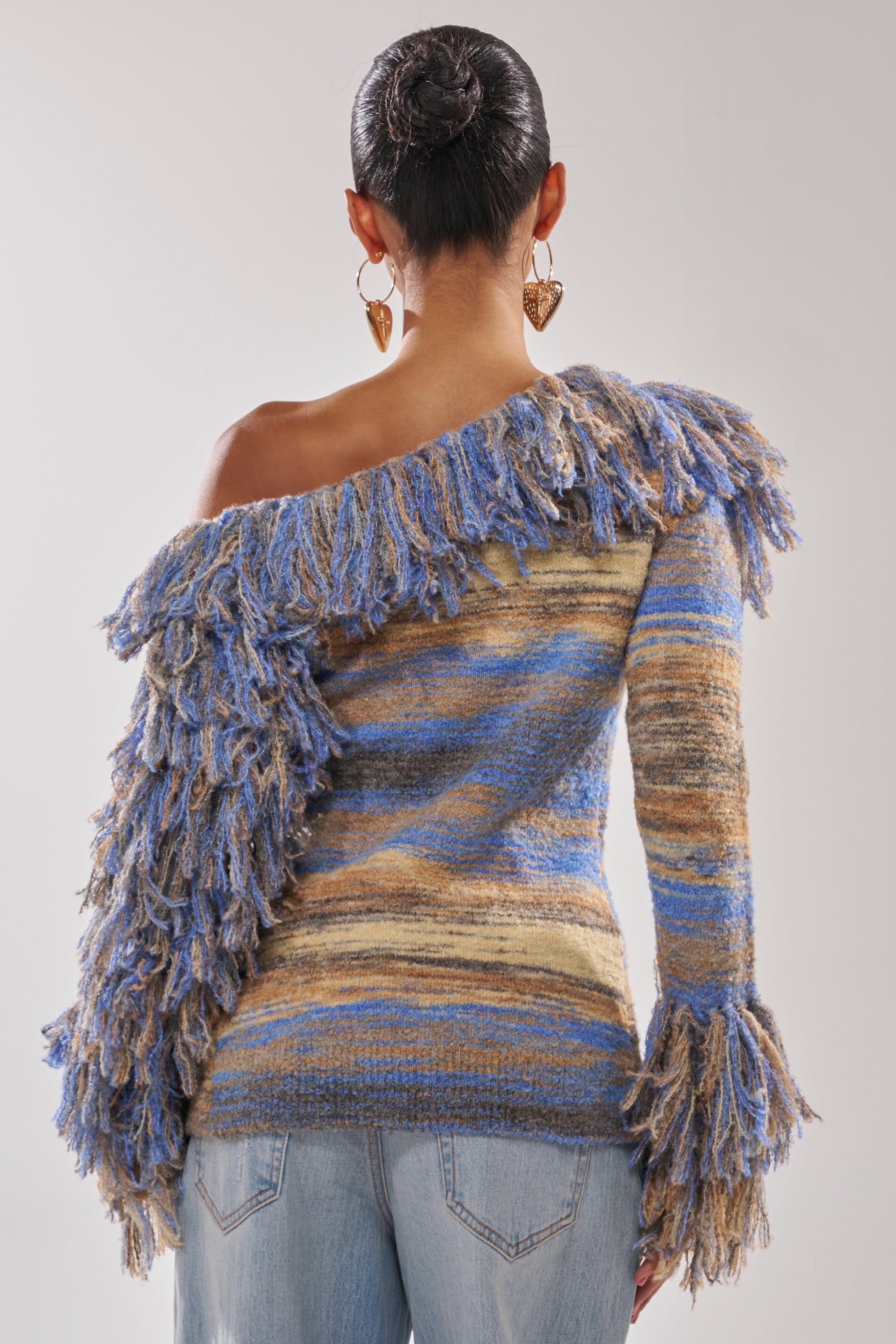 FRINGE FOR DAYS SWEATER
