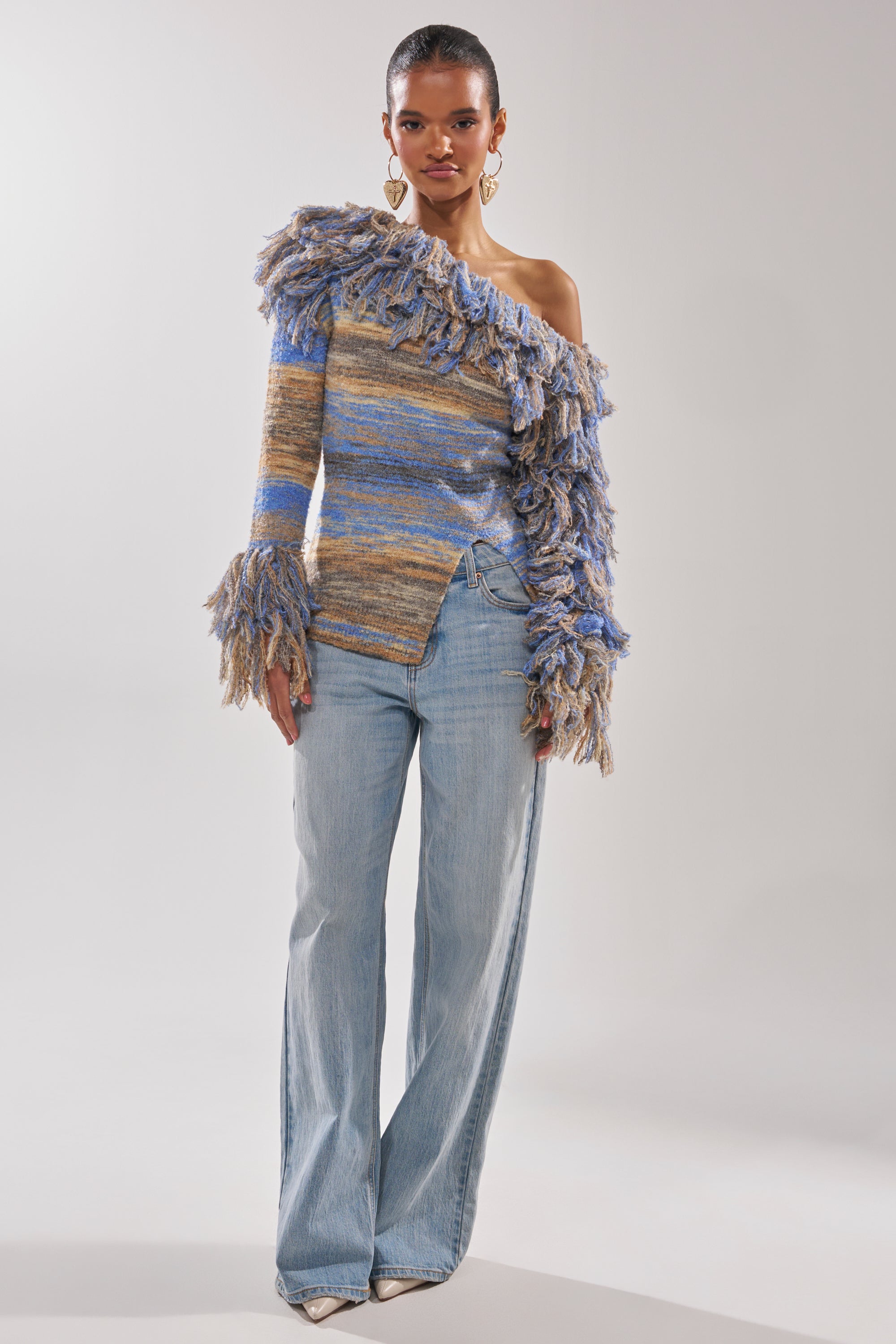 FRINGE FOR DAYS SWEATER