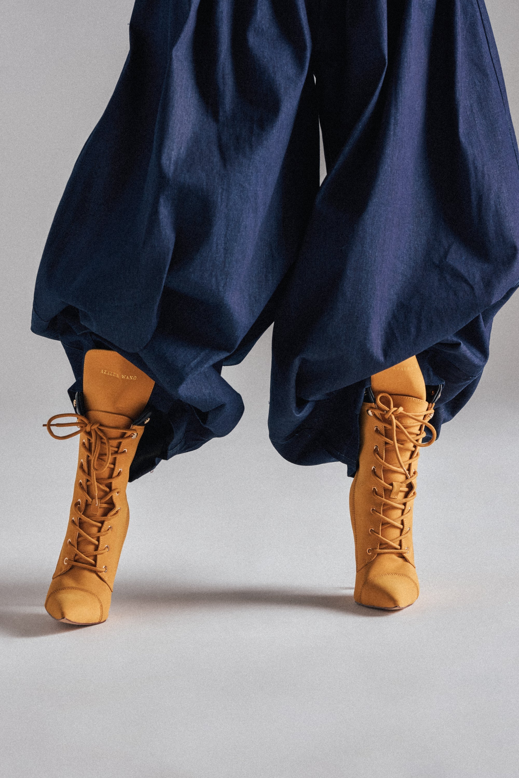 AZALEA WANG XIOMARAN YELLOW BOOTIE