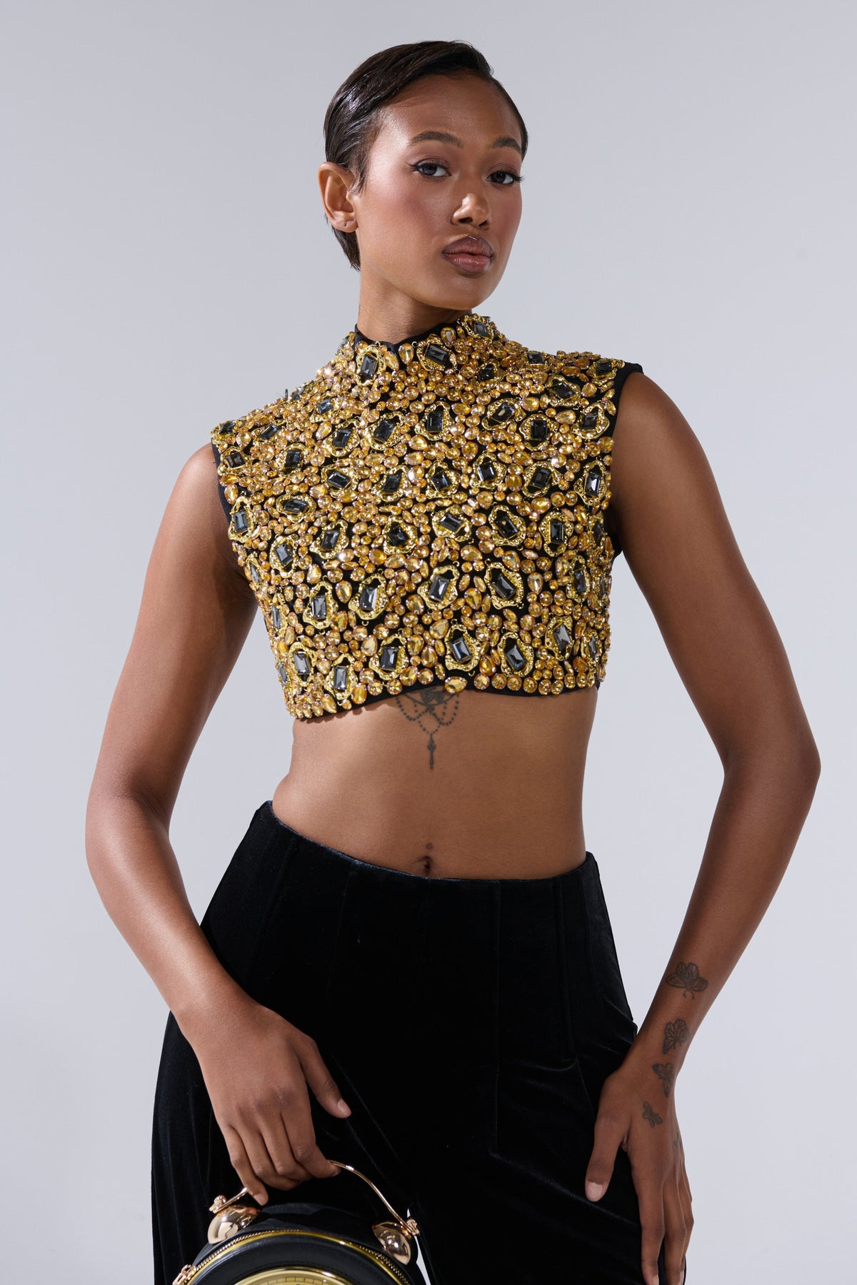 GOLDEN GLAM BLOUSE