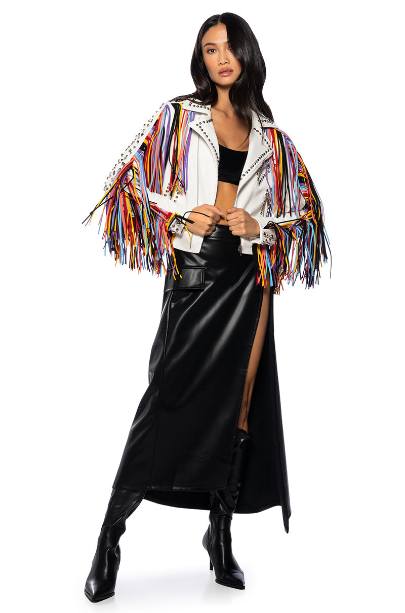 FREE RIDER FRINGE MOTO JACKET