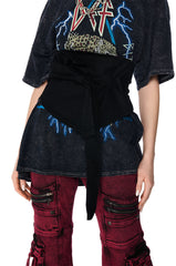 WHATS GOOD DENIM BELT IN BLACK